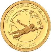 5 Dollars - Elizabeth II World, Solomon Islands, 2012 reverse image