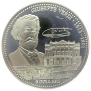 5 Dollars - Elizabeth II Giuseppe Verdi, Solomon Islands, 2013 reverse image