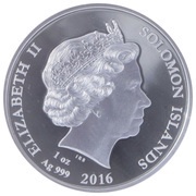 5 Dollars - Elizabeth II Planet Earth obverse image