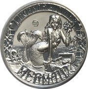 5 Dollars - Elizabeth II Mermaid, Solomon Islands, 2016 reverse image