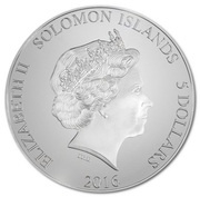 5 Dollars - Elizabeth II Formula 1 obverse image