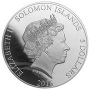 5 Dollars - Elizabeth II Formula 1 obverse image