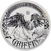 5 Dollars - Elizabeth II Griffin, Solomon Islands, 2016-2017 reverse image