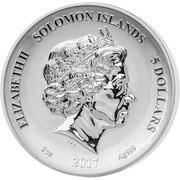 5 Dollars - Elizabeth II Sea Monster obverse image