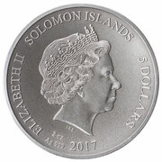 5 Dollars - Elizabeth II Secutor obverse image