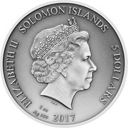 5 Dollars - Elizabeth II Essedarius obverse image