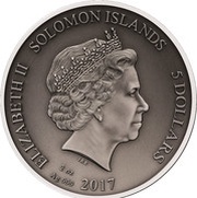 5 Dollars - Elizabeth II Thraex obverse image