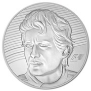 5 Dollars - Elizabeth II Ayrton Senna, Solomon Islands, 2017 reverse image