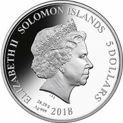 5 Dollars - Elizabeth II Electric Lightning obverse image