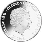 5 Dollars - Elizabeth II Official Emblem obverse image
