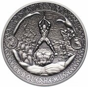 5 Dollars - Elizabeth II Polyphemus, Solomon Islands, 2018 reverse image