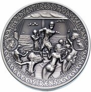 5 Dollars - Elizabeth II Sirens, Solomon Islands, 2018 reverse image
