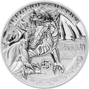 5 Dollars - Elizabeth II Dragon, Solomon Islands, 2018 reverse image