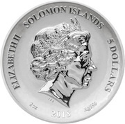 5 Dollars - Elizabeth II Medusa obverse image