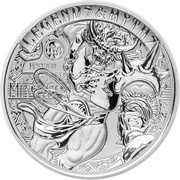 5 Dollars - Elizabeth II Minotaur, Solomon Islands, 2018 reverse image