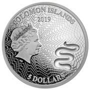 5 Dollars - Elizabeth II Brown Snake obverse image