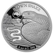 5 Dollars - Elizabeth II Brown Snake, Solomon Islands, 2019 reverse image