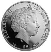 5 Dollars - Elizabeth II Berlin Wall obverse image