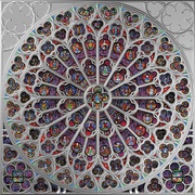 5 Dollars - Elizabeth II Rose Window of Notre Dame, Solomon Islands, 2020 reverse image