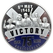 5 Dollars - Elizabeth II VE Day, Solomon Islands, 2020 reverse image
