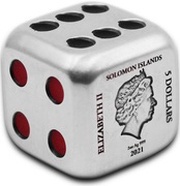 5 Dollars - Elizabeth II Dice obverse image