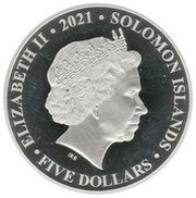 5 Dollars - Elizabeth II Queen Elizabeth II obverse image