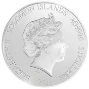 5 Dollars - Elizabeth II The Queen obverse image
