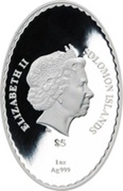 5 Dollars - Elizabeth II Snow Maiden obverse image
