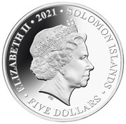 5 Dollars - Elizabeth II Triceraptos obverse image