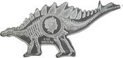 5 Dollars - Elizabeth II Stegosaurus obverse image