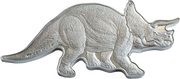 5 Dollars - Elizabeth II Triceratops, Solomon Islands, 2022 reverse image