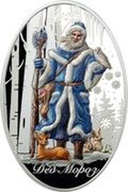 5 Dollars - Elizabeth II Father Frost, Solomon Islands, 2022 reverse image