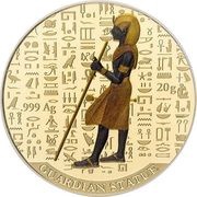 5 Dollars - Elizabeth II Guardian Statue, Solomon Islands, 2022 reverse image