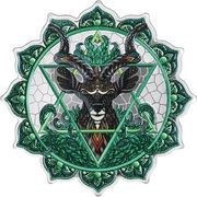 5 Dollars - Elizabeth II Antilope of the Fourth Chakra, Solomon Islands, 2022 reverse image