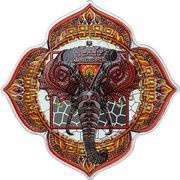 5 Dollars - Elizabeth II Elephant of the First Chakra, Solomon Islands, 2022 reverse image