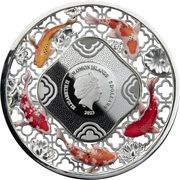5 Dollars - Elizabeth II Posthumous; Filigree Koi obverse image