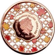 5 Dollars - Elizabeth II Posthumous; Filigree Maple Leaf obverse image
