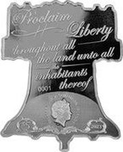 5 Dollars - Elizabeth II Posthumous; Liberty Bell obverse image