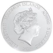5 Dollars - Elizabeth II Posthumous; The Berserker obverse image