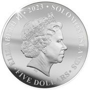 5 Dollars - Charles III Snow White obverse image