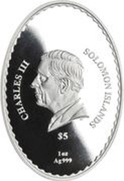 5 Dollars - Charles III Father Frost obverse image