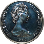 10 Dollars - Fifth Anniversary of Independence obverse image