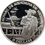 10 Dollars - Elizabeth II Alvaro de Neyra, Solomon Islands, 1991 reverse image