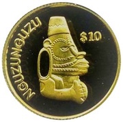 10 Dollars - Elizabeth II Nguzunguzu reverse image
