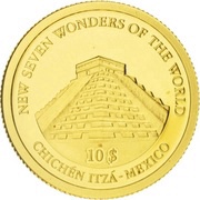 10 Dollars - Elizabeth II Chichen Itza, Solomon Islands, 2007-2009 reverse image