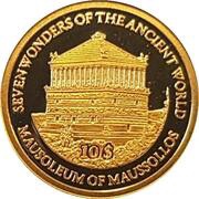 10 Dollars - Elizabeth II Mausoleum of Maussollos, Solomon Islands, 2009 reverse image