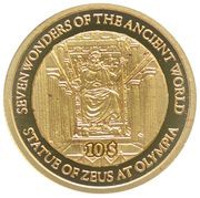10 Dollars - Elizabeth II Statue of Zeus, Solomon Islands, 2009 reverse image