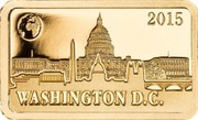 10 Dollars - Elizabeth II Washington D.C., Solomon Islands, 2015 reverse image