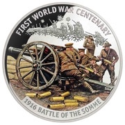 10 Dollars - Elizabeth II Battle of the Somme, Solomon Islands, 2016 reverse image