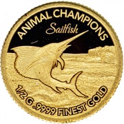 10 Dollars - Elizabeth II Sailfish, Solomon Islands, 2016 reverse image